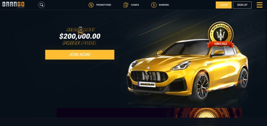 Brango Casino Review: Get 100$ Free Chips + 200% No Wagering Bonus