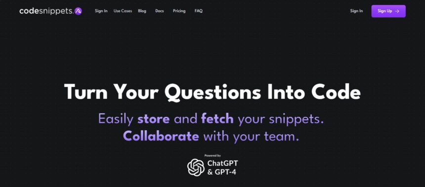 Codesnippets Ai Snippets Review : How To Use & Free Guide