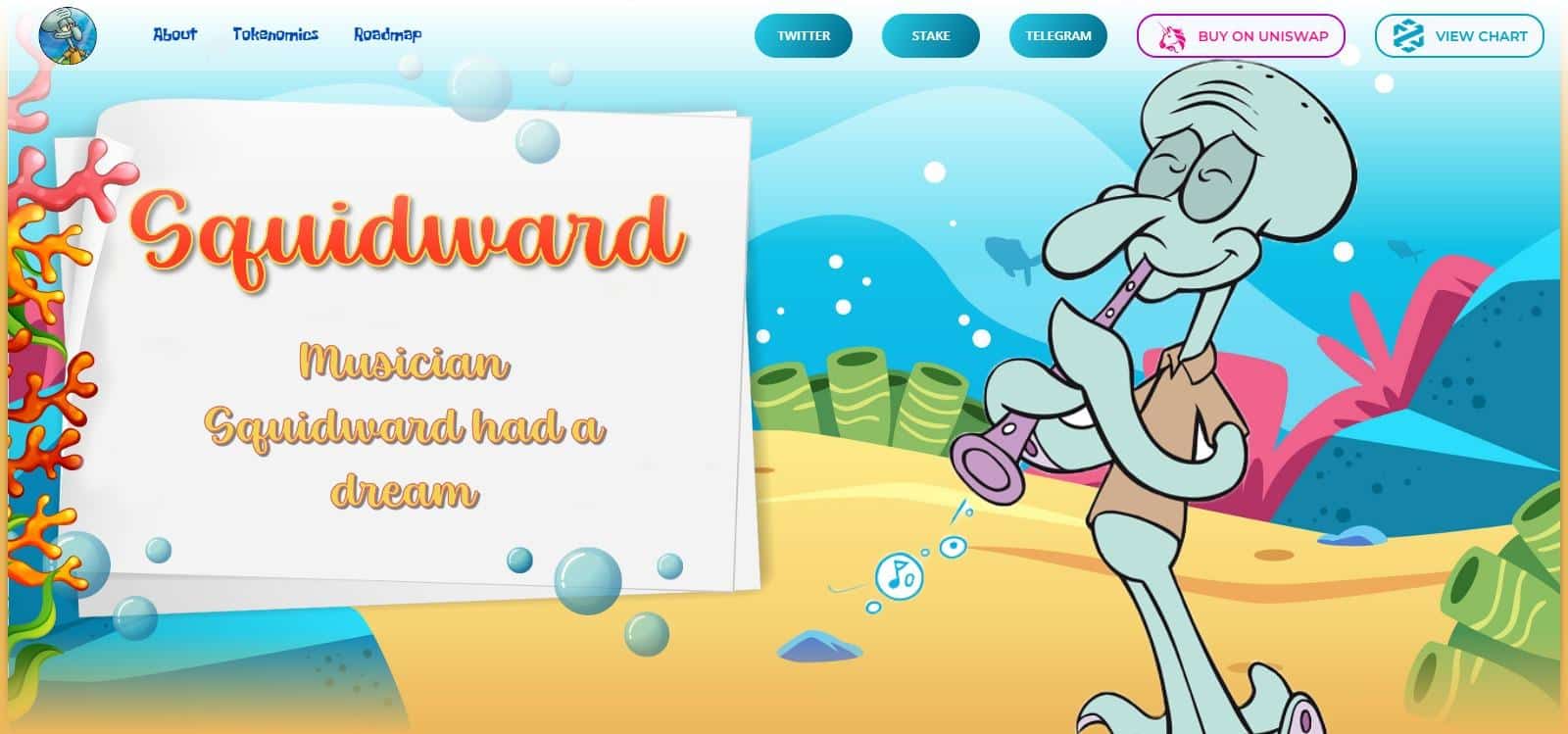 Squidward (SQUIDWARD) Review : Is It Good Or Bad Coin Read Our Article