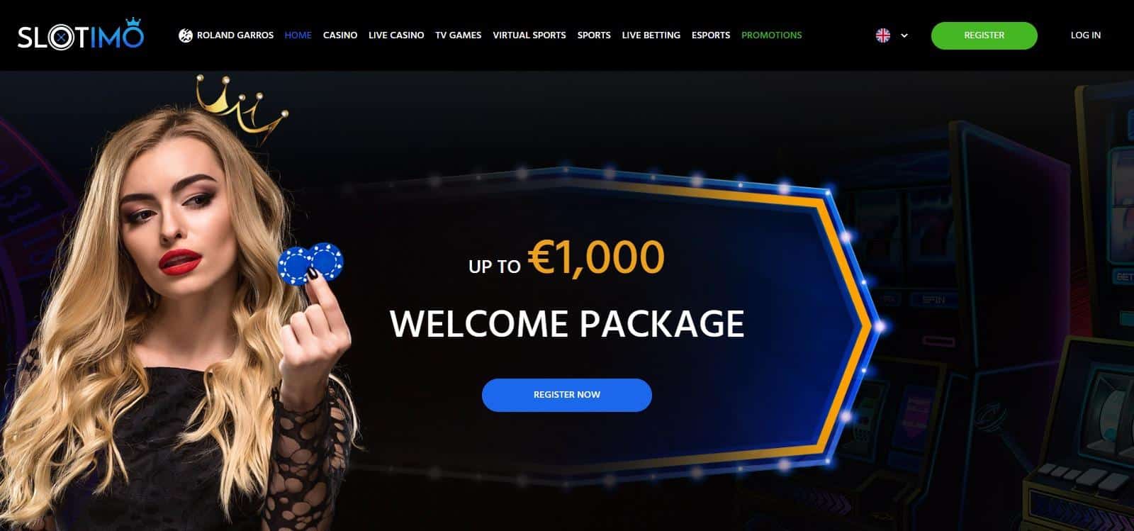 Slotimo Casino Review: UP TO €1,000 Welcome Package