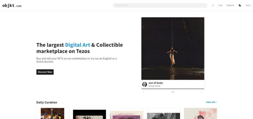 Objkt NFT Review : The Largest Digital Art & Collectible Marketplace on Tezos