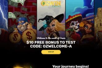 Ozwin Casino Review: 10% Free Bonus To Test Code OZWELCOME-A