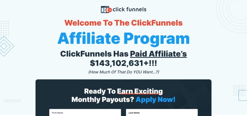 How To Make Money From Clickfunnels Affiliates Program Read It
