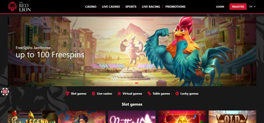 Red Lion Casino Review: 10% Free Bonus To Test Code OZWELCOME-A