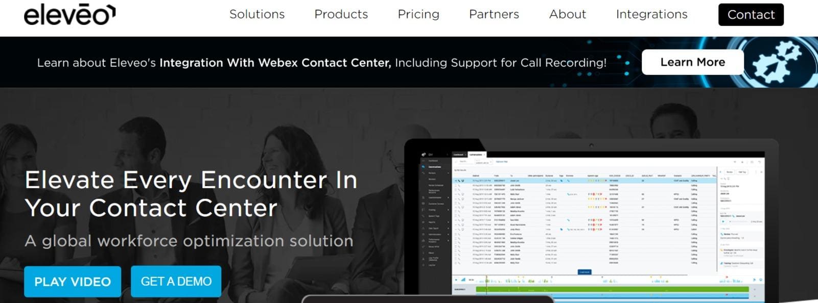 Workforce Optimization Software Eleveo