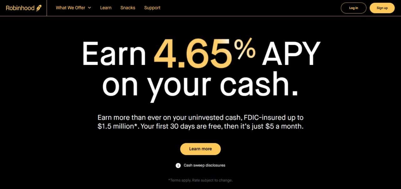 Robinhood - ( Best Crypto Banks 2023 )