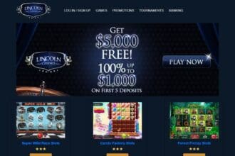 Lincoln Casino Review: 100% Welcome Bonus up to $5,000