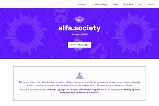 Alfa.Society: To Know More About This Crypto Read Our Article