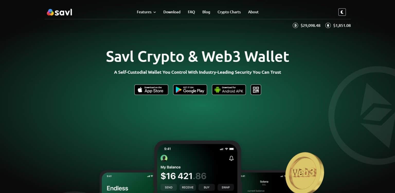 Savl Crypto Wallet Review: A Self-Custodial Wallet You Control 