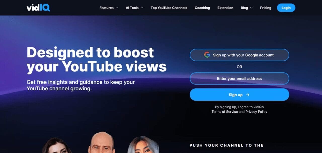 VidIQ (Best AI Tools for YouTube)