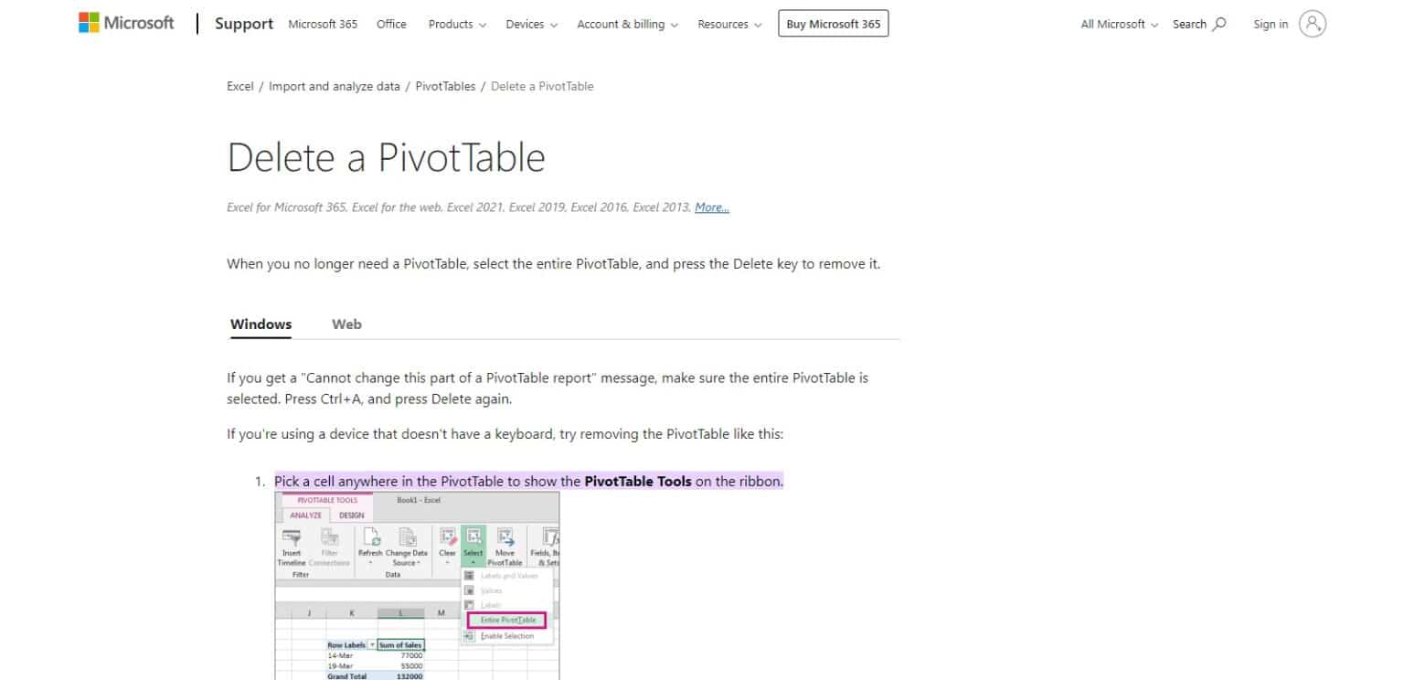 How To Delete Pivot Table: A Step-by-Step Guid