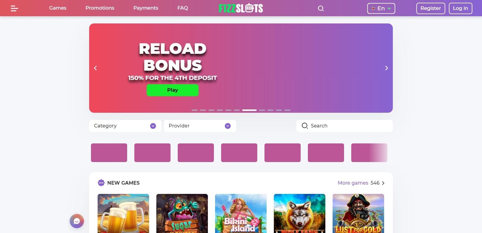 Fizzslots Casino Review: 100% Welcome Bonus of Up to €500
