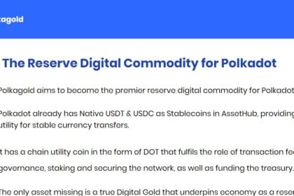 Polkagold To Know More About This Crypto Read Our Article