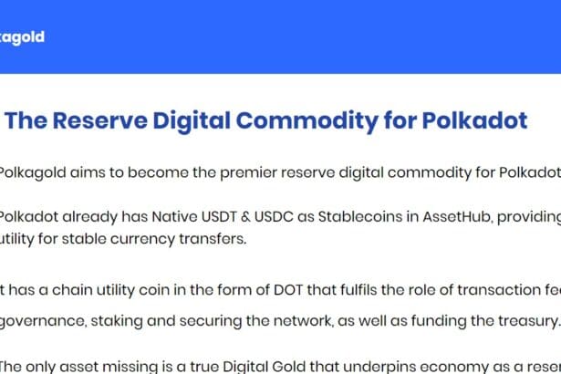 Polkagold To Know More About This Crypto Read Our Article