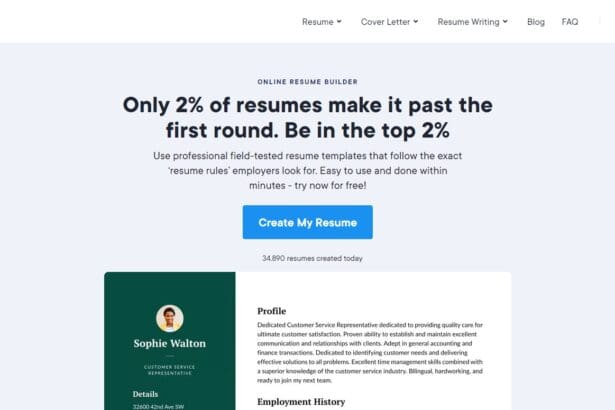 Resume.io AI Review: How To Use & Free Guide