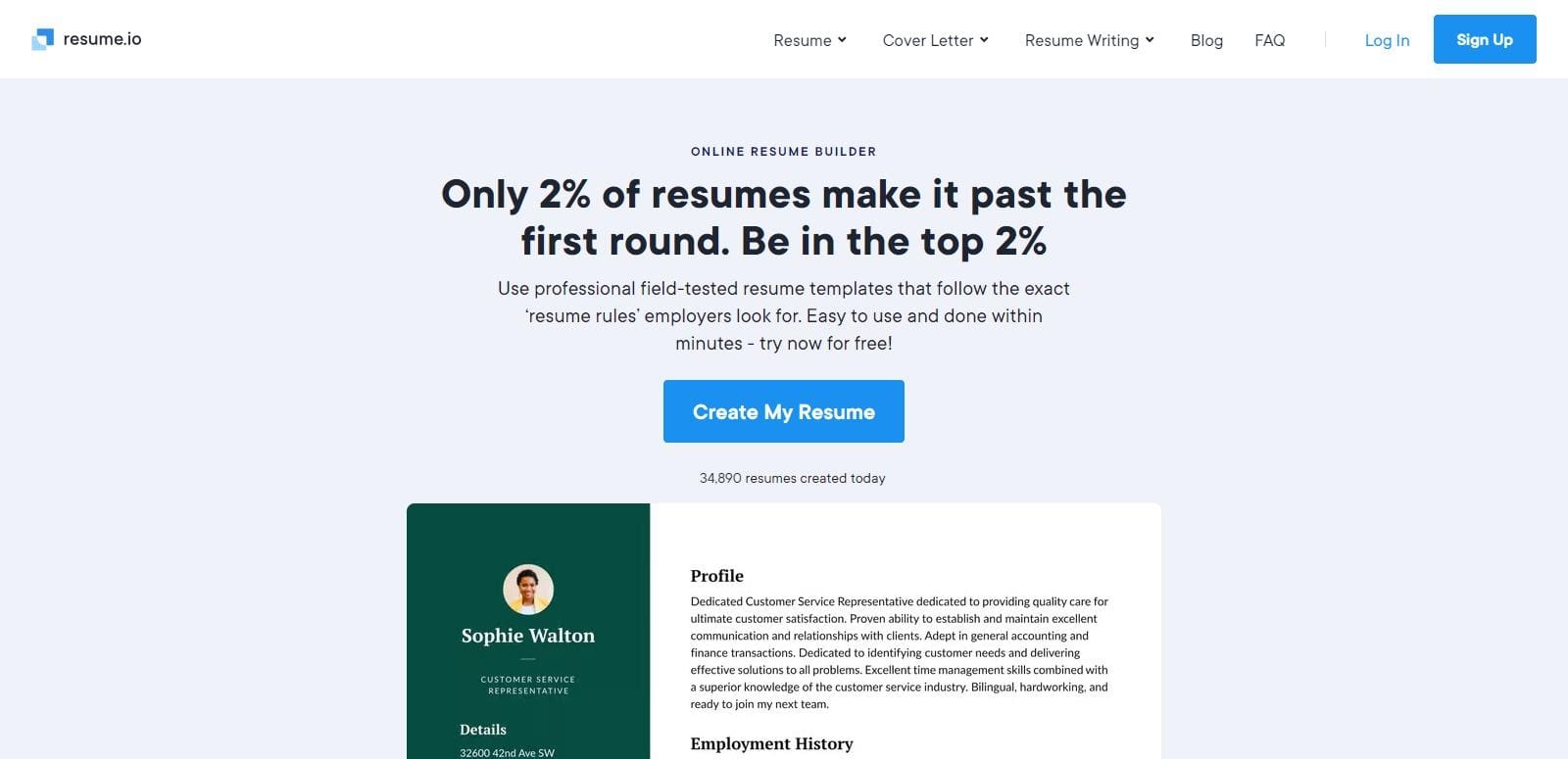 Resume.io AI Review: How To Use & Free Guide