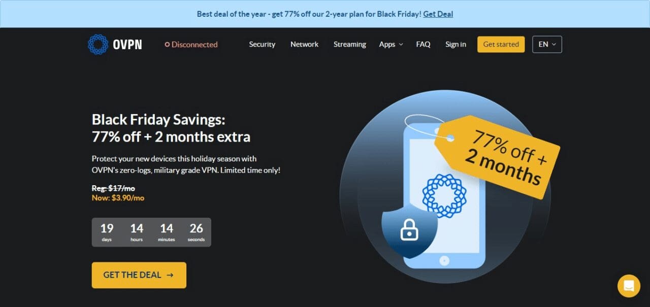 OVPN  (Best Vpn Black Friday Deals)