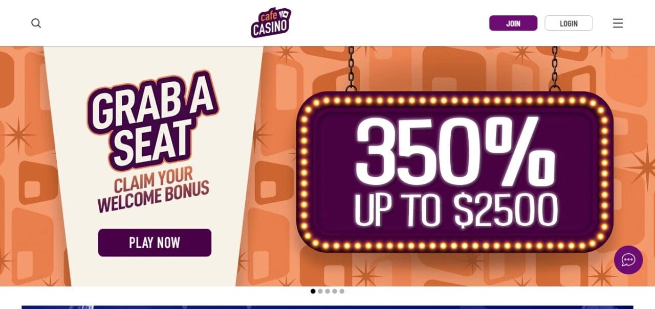 Cafe Casino (Best Washington Online Casinos for Real Money