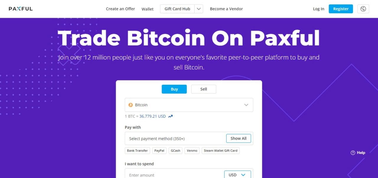 Paxful (Best P2P Crypto Exchanges)
