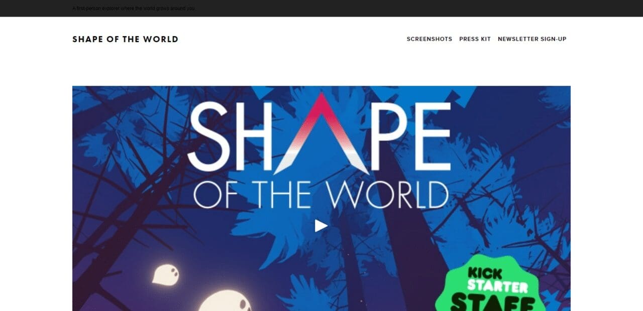 Shape of the World (Top Walking Simulator Games of All Time)