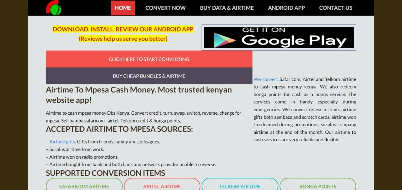 Dbs Kenya Airtime To Mpesa