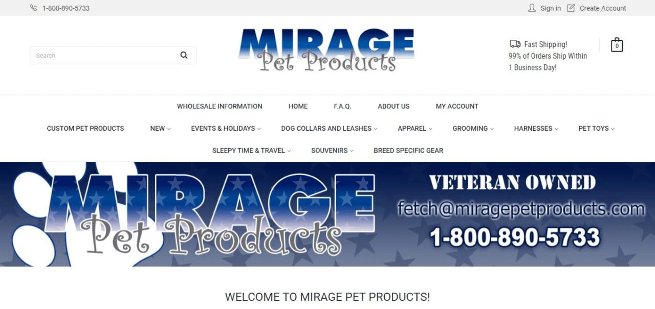 Mirage Pet Products (Best Pet Buy Service In Worldwide)
