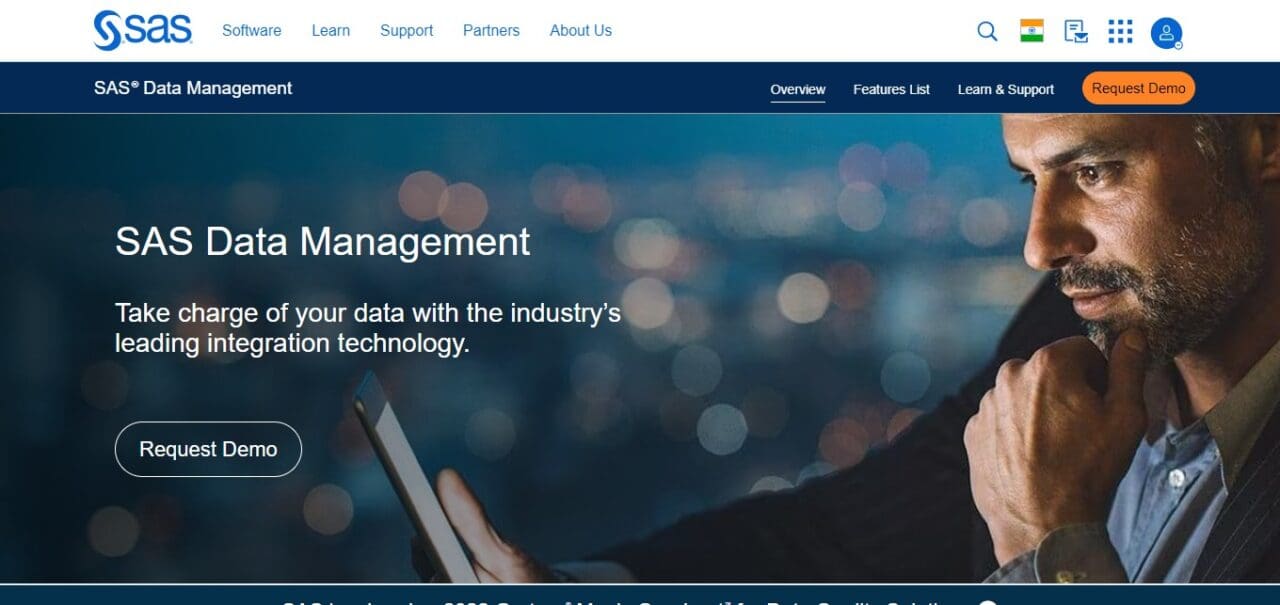 SAS Data Management (Top Of Best Etl Tools)