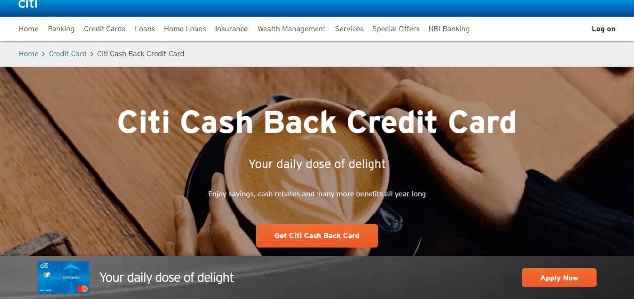 Citibank Cashback Credit Card