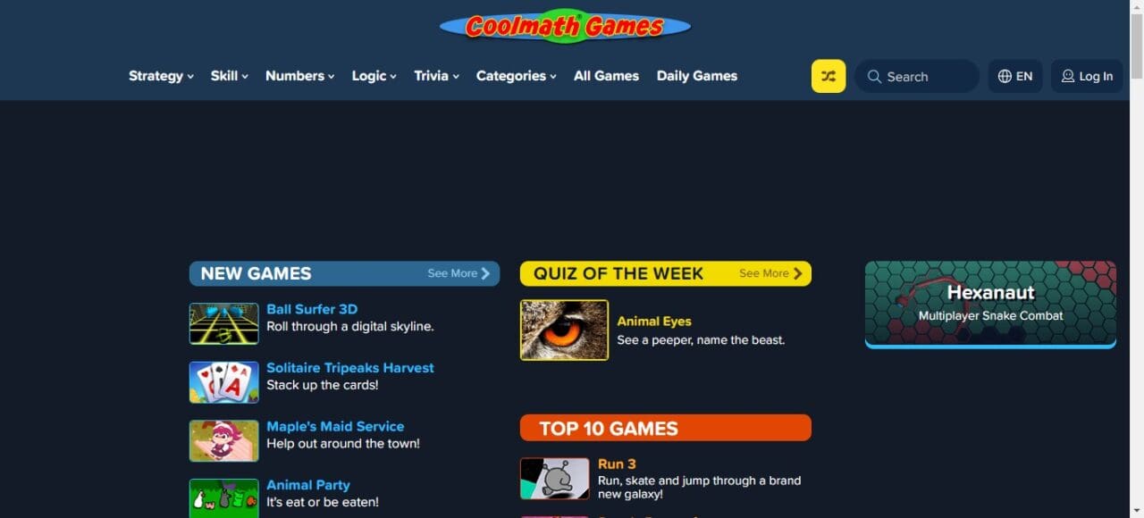 Cool Math Games (Best Game Websites For School)