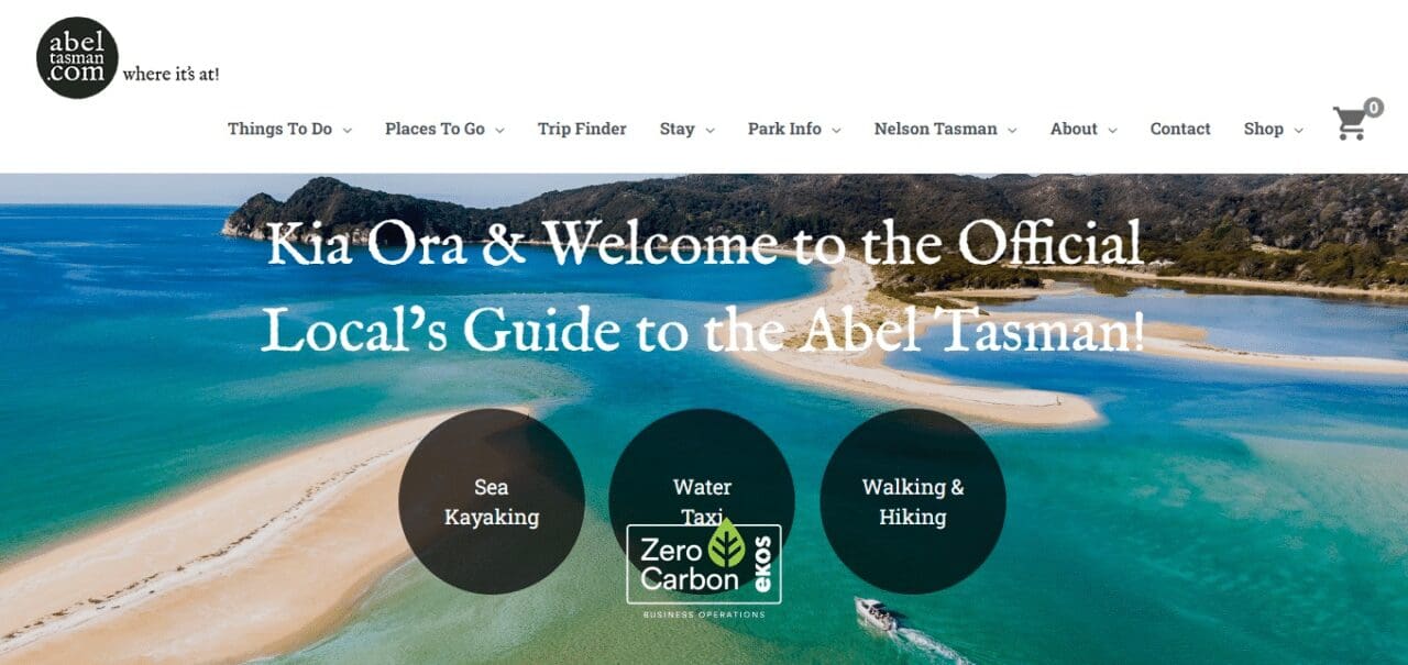 Abel Tasman National Park (Best Tourist Attractions In New Zealand)