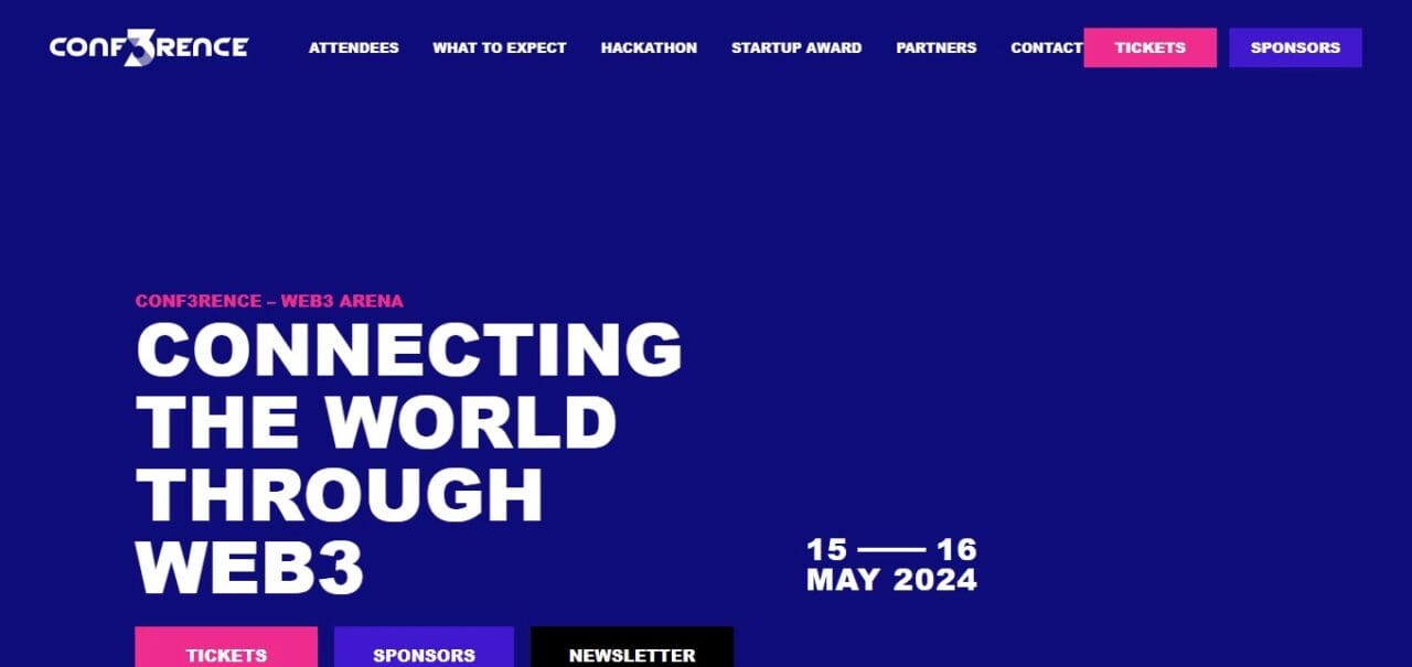 CONF3RENCE (Best Crypto Conferences To Attend)