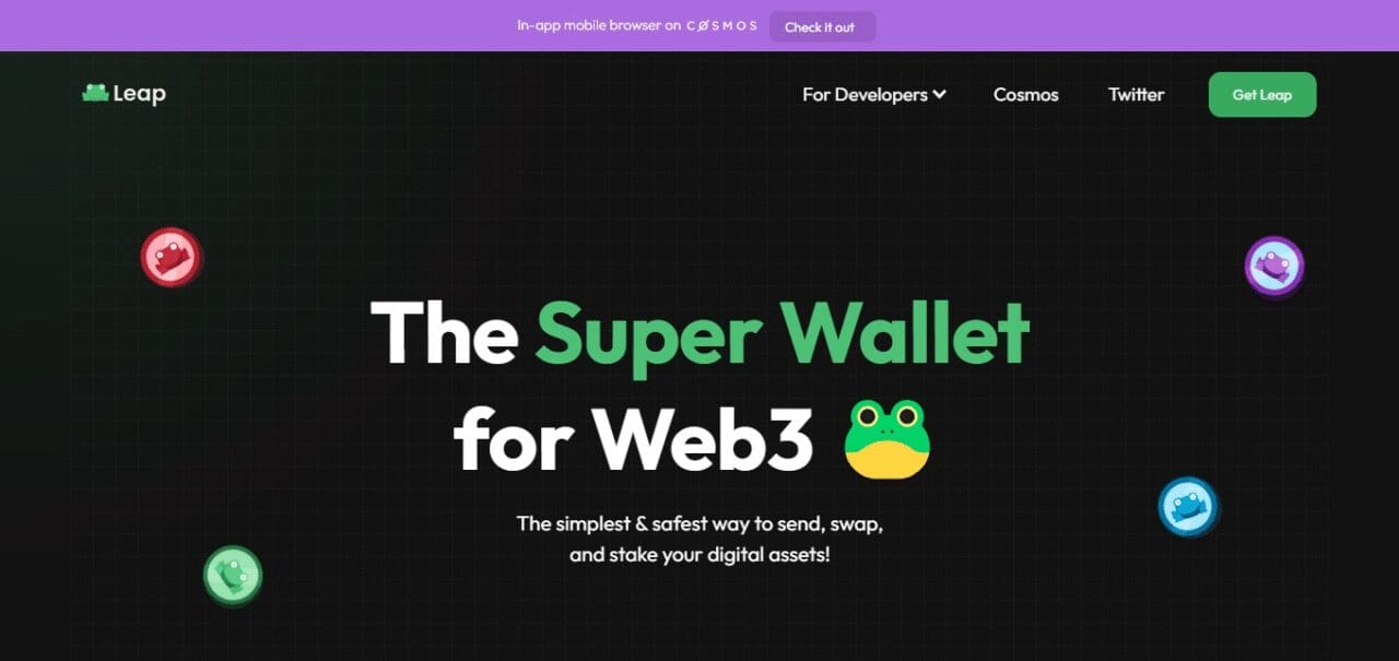 Leap Wallet (Best Agoric Wallets)