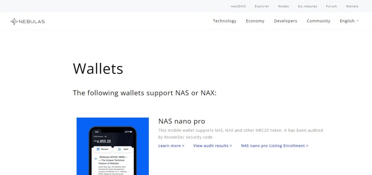 NebulaWallet (Best Agoric Wallets)