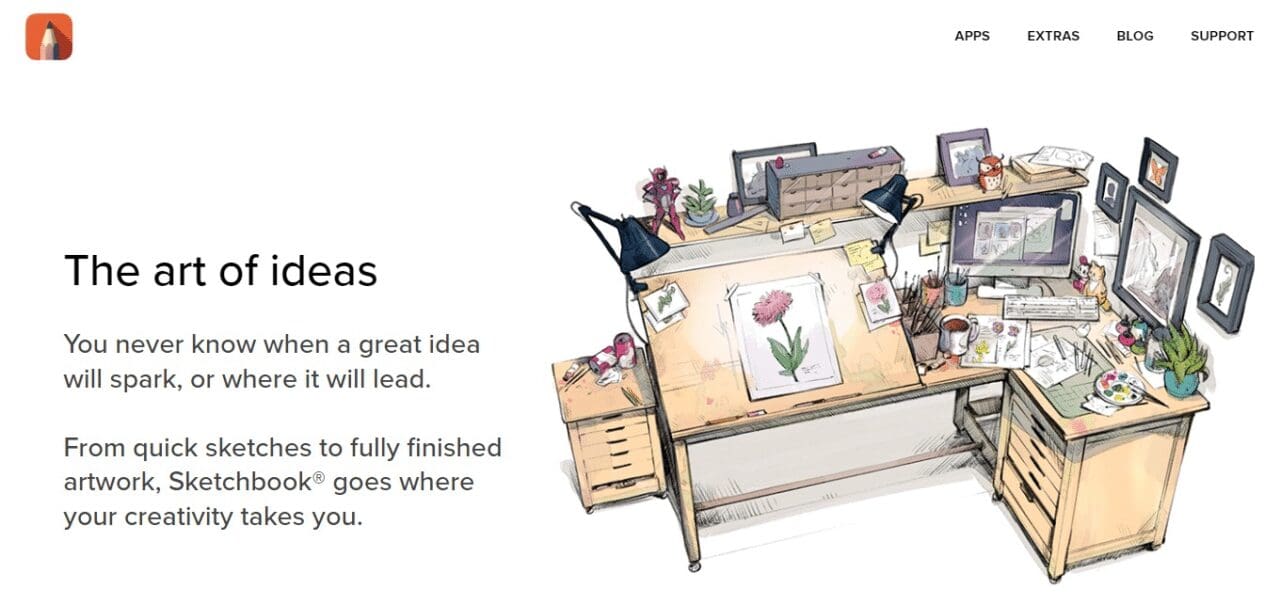 Sketchbook (Top Software For Drawing Tablet)