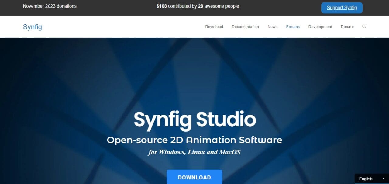 Synfig Studio (Best Software For 2d Animation)