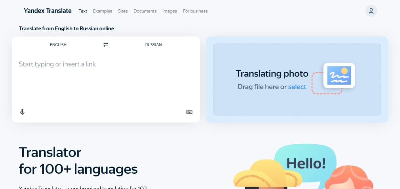 Yandex Translate