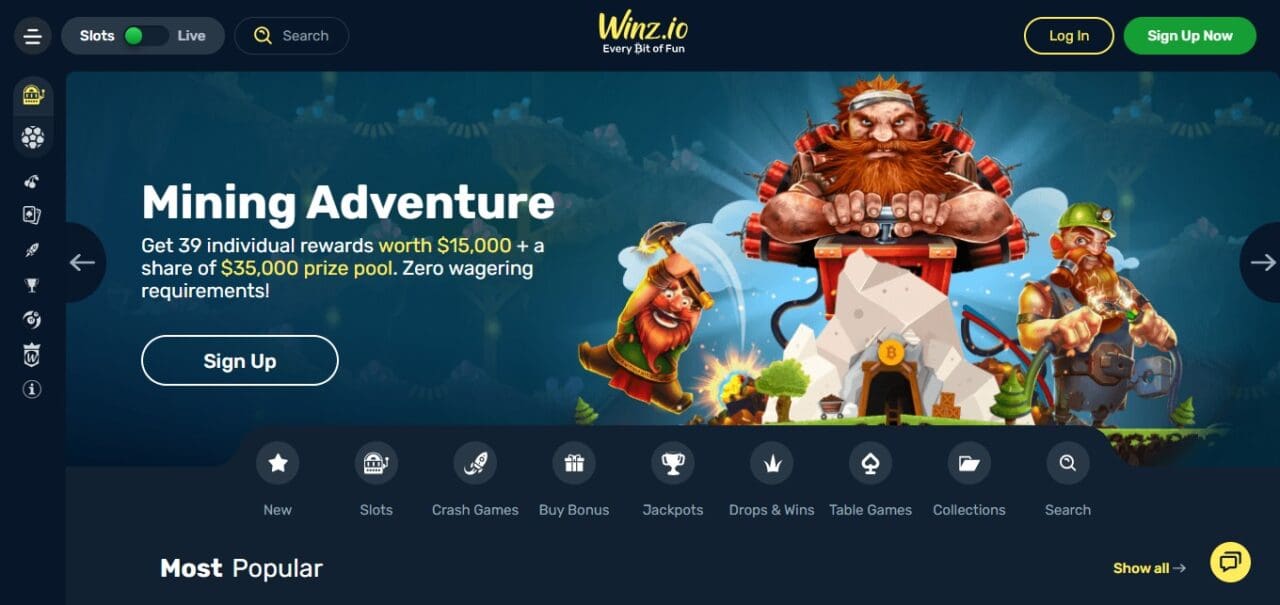 Winz.io Casino