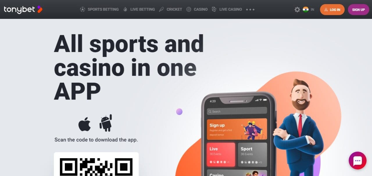 TonyBet sportsbook app