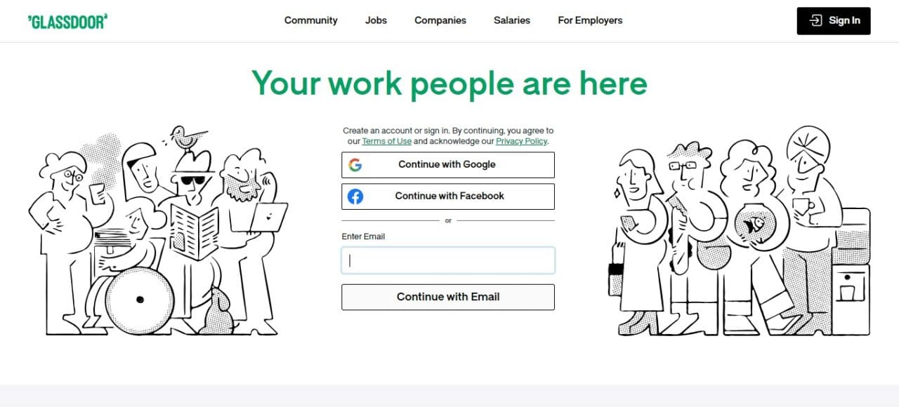 Glassdoor (Best Job Sites Uk)