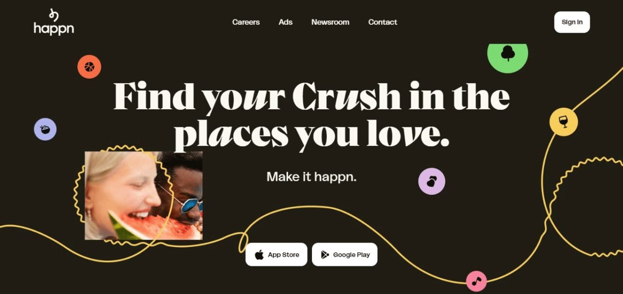 Happn (Best Dating App In Denmark )