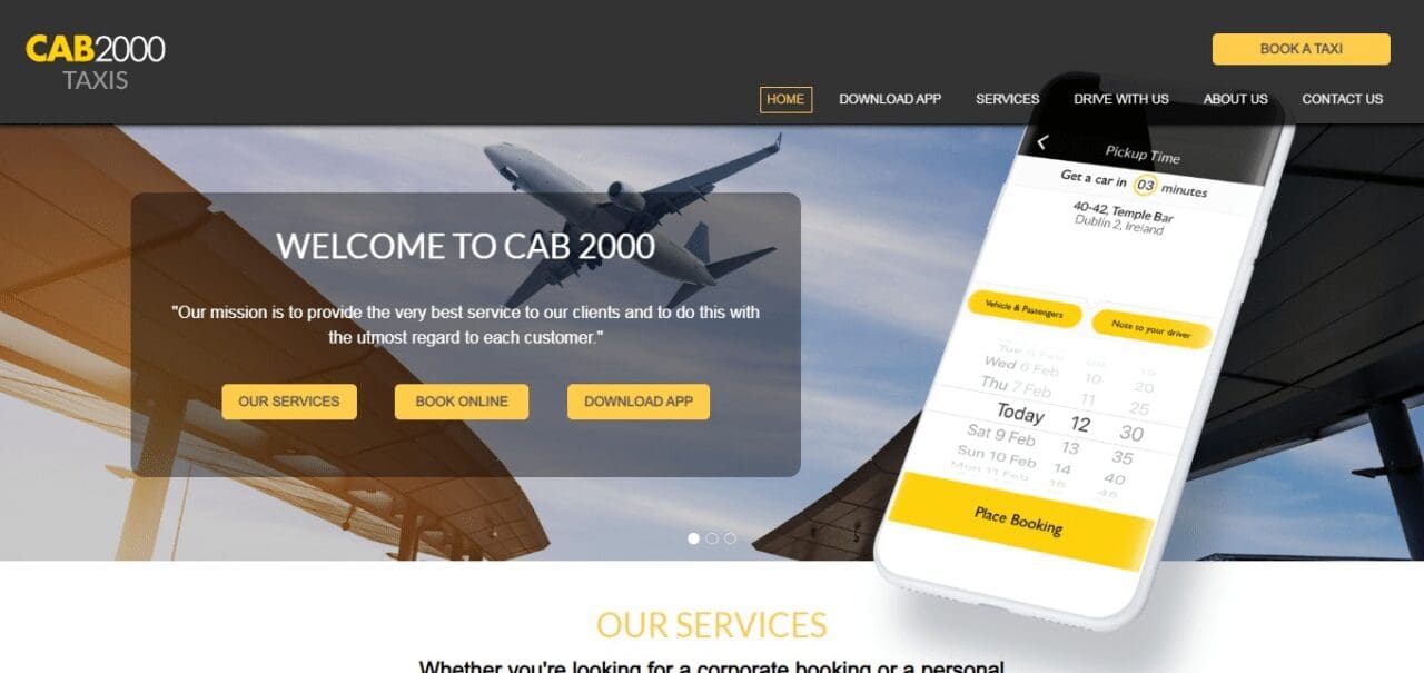 Cab 2000 (Best Taxi App Dublin)