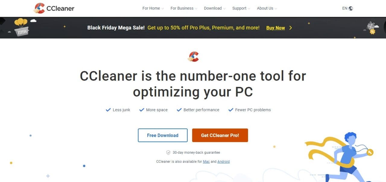 CCleaner (Best Android Cleaner App)