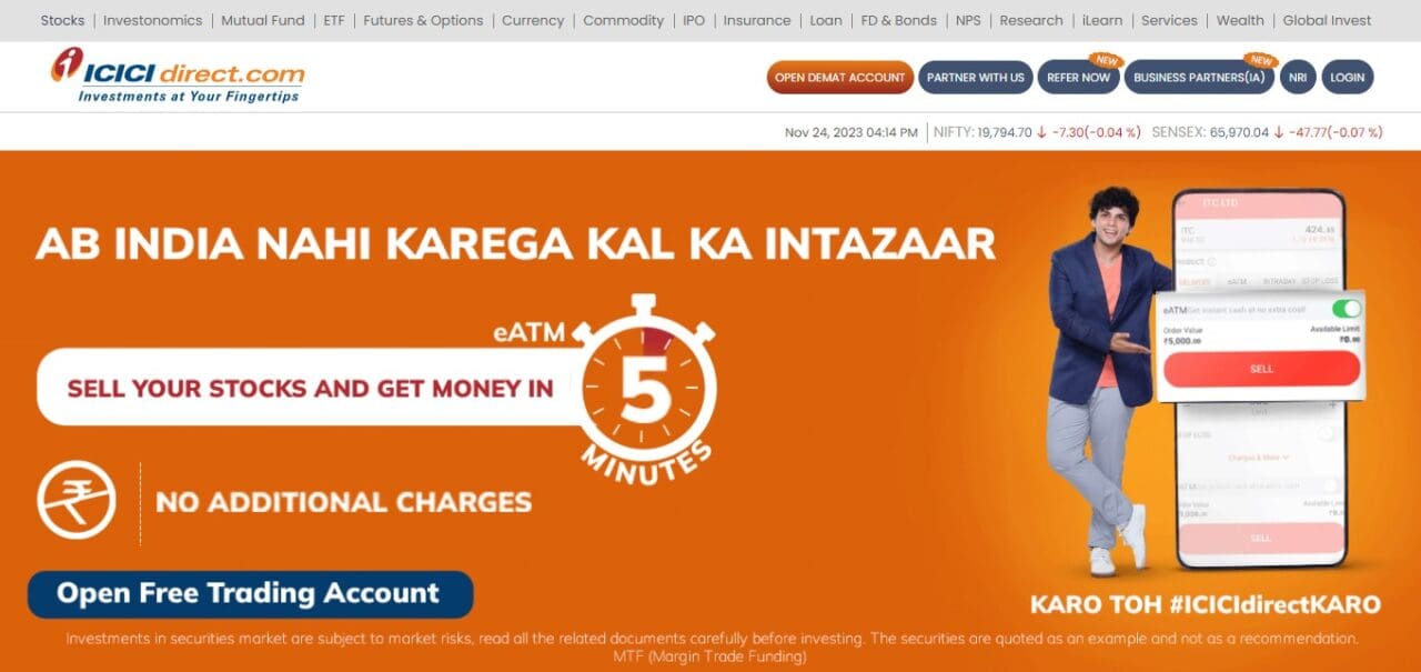 ICICI Direct (Best App For Sip Investment)
