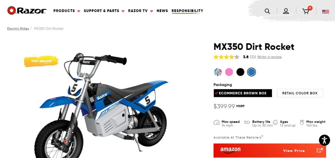 Razor Dirt Rocket