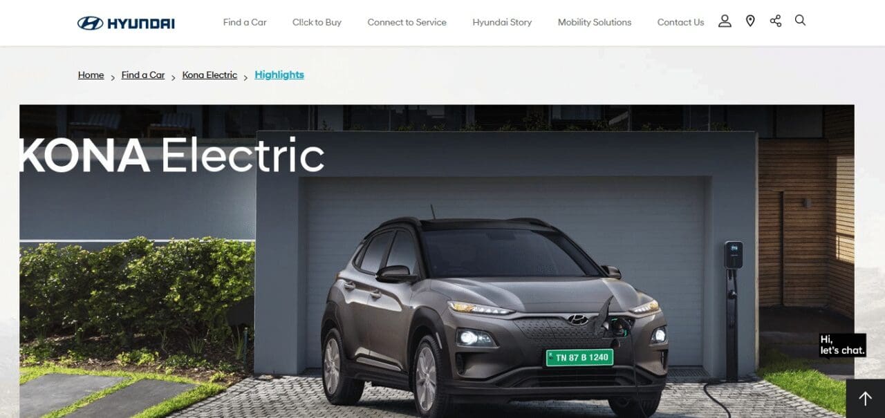 Hyundai Kona electric (Best Electric Cars Australia)