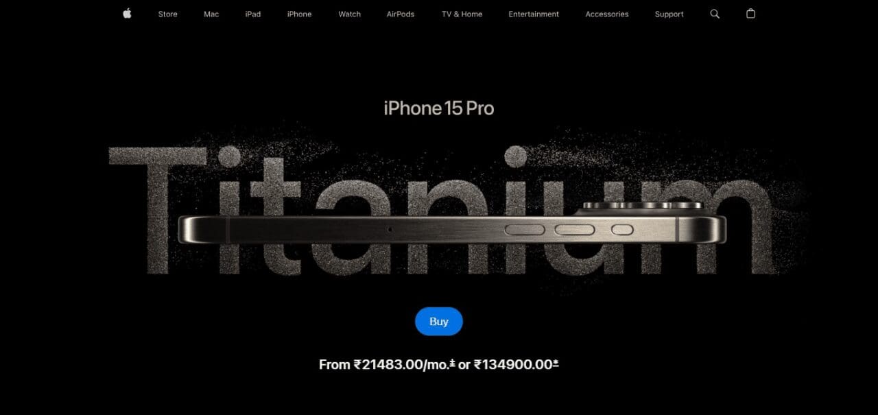 iPhone 15 Pro (Best Small Phones For 2024)