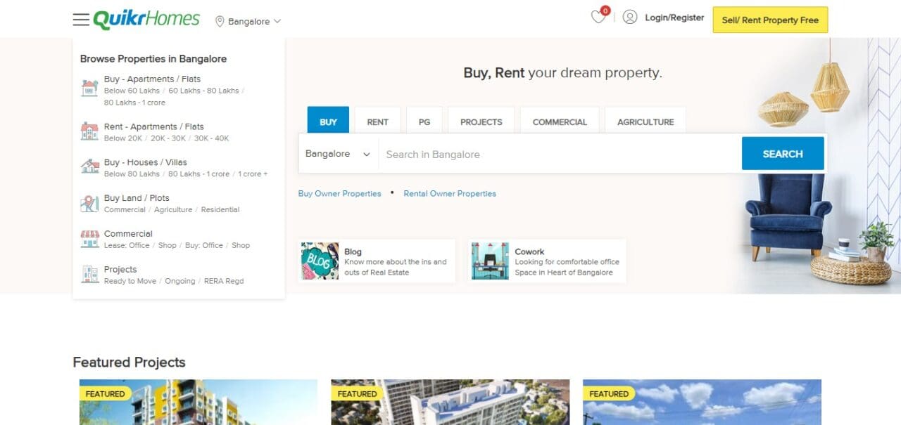 Quikr Homes