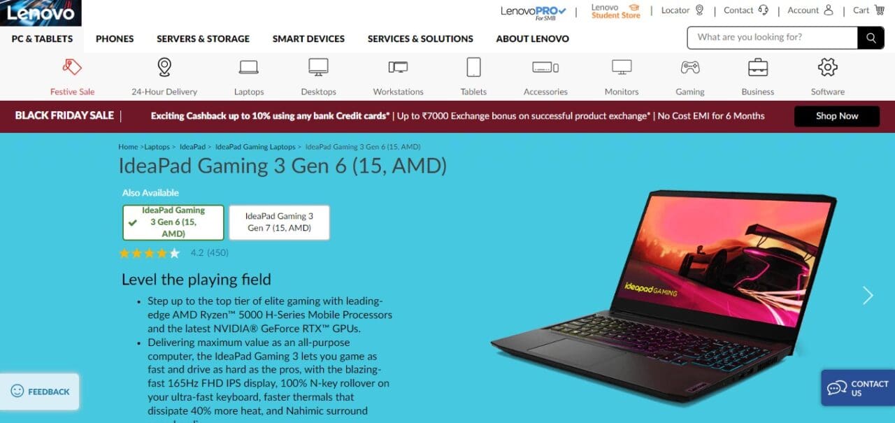 Lenovo IdeaPad Gaming 3