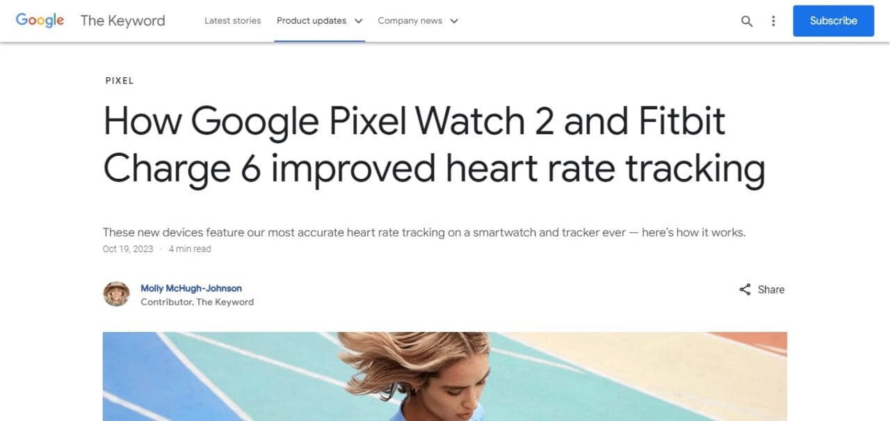 Google Pixel Watch (Best Heart Rate Monitor)