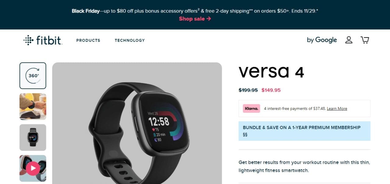 Fitbit Versa 4